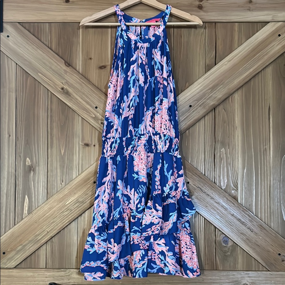 Lilly Pulitzer Blue and Pink Sundress for Resort